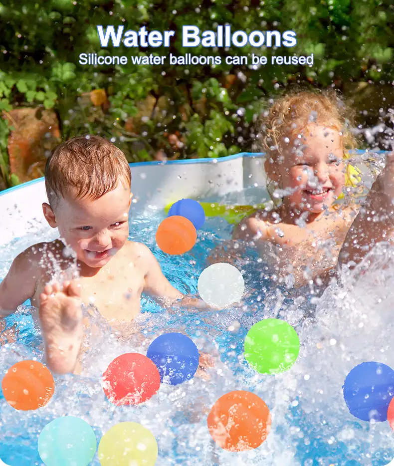 REUSABLE POOL BALL - Holi Ball (set of 4 pcs)