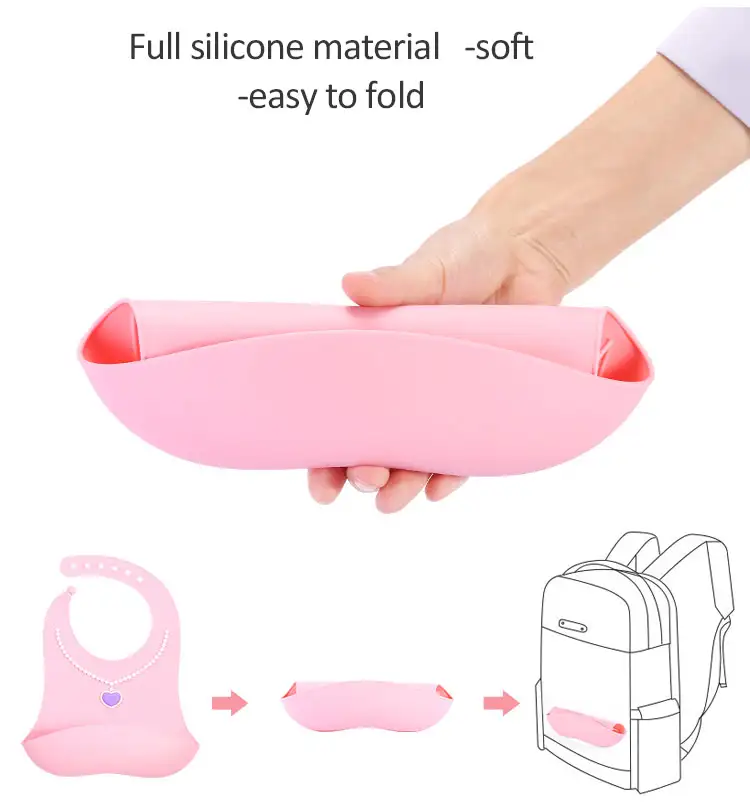 SILICONE BABY BIB